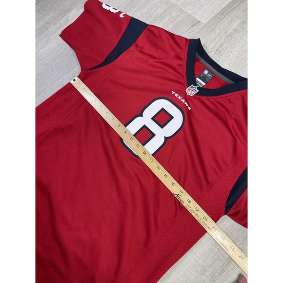 NIKE ON FIELD NFL FOOTBALL HOUSTON TEXANS 8 MATT SCHAUB JERSEY Youth XL (T) - Picture 7 of 8